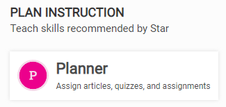 the Plan Assessments area