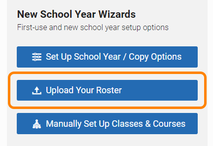select Upload Your Roster