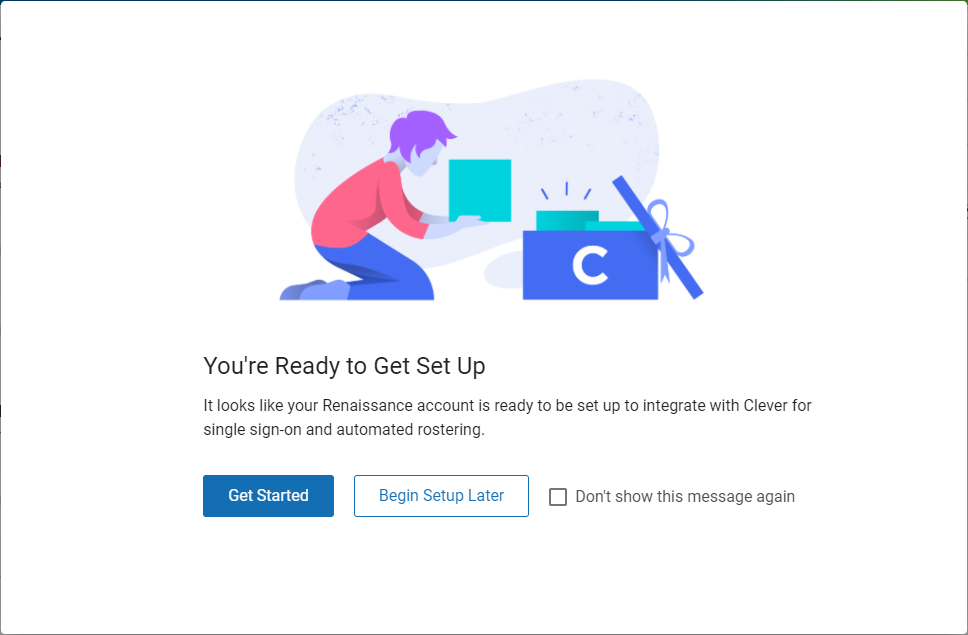 Clever popup message
