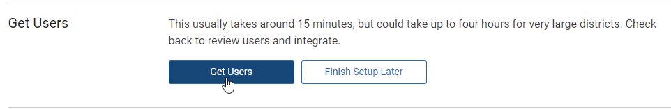 the Get Users button