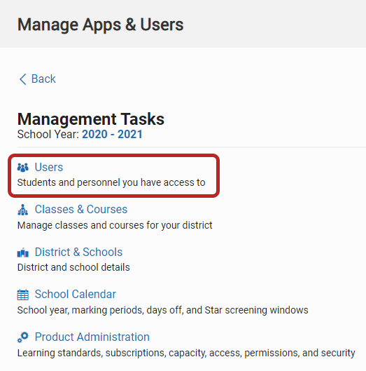 select Users