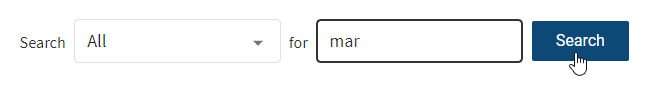 the search field with a partial name entered and the Search button