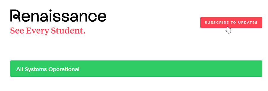 select Subscribe to Updates